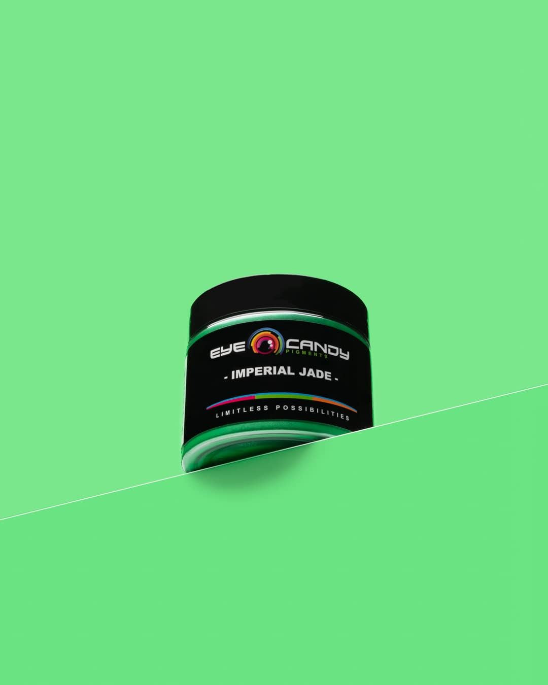 Pigments Premium Green Mica Powder - Imperial Jade (50Gr) - for Epoxy, Resin, Soap, Paint, Woodworking, Acrylic Pouring, Bath Bombs, Fishing Lures - DIY Arts and Crafts Additive