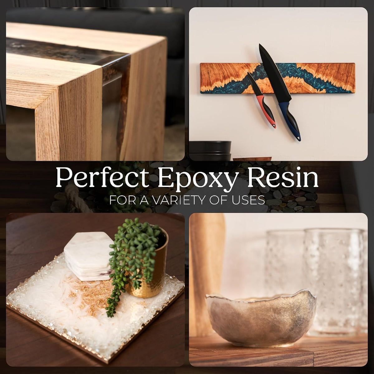 Deep Pour Epoxy Resin Kit 1.5 Gallon, up to 4" Pouring Depth