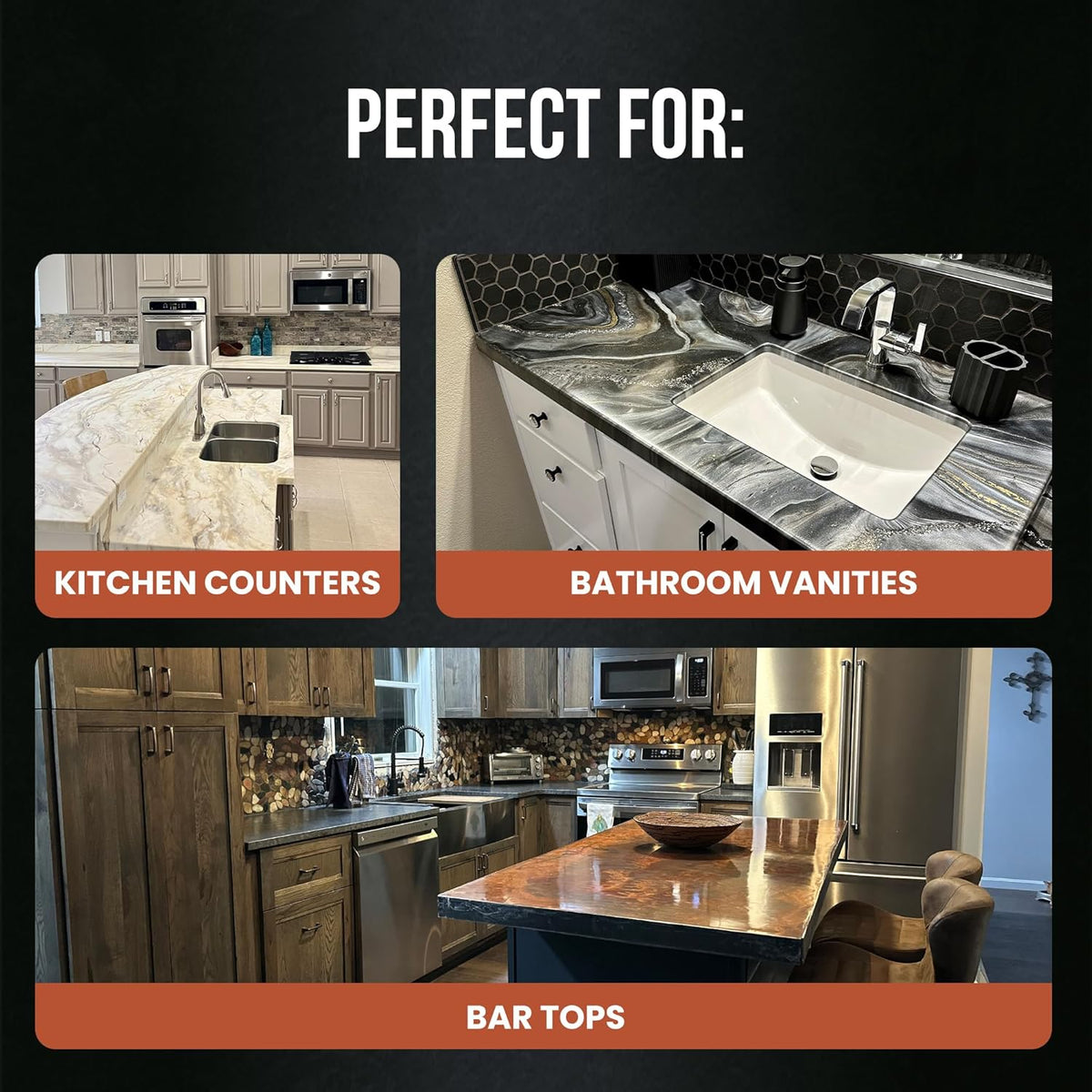 Epoxy Resin Kit for Countertops, Bar Tops, 1 Gallon