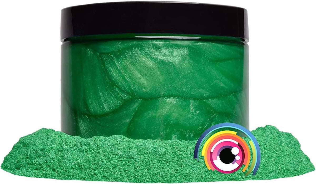 Pigments Premium Green Mica Powder - Imperial Jade (50Gr) - for Epoxy, Resin, Soap, Paint, Woodworking, Acrylic Pouring, Bath Bombs, Fishing Lures - DIY Arts and Crafts Additive