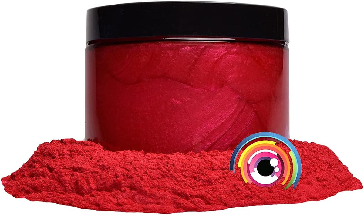 Pigments Premium Red Mica Powder - Baku Red (50Gr) - for Epoxy, Resin, Soap, Paint, Woodworking, Acrylic Pouring, Bath Bombs, Fishing Lures - DIY Arts and Crafts Additive