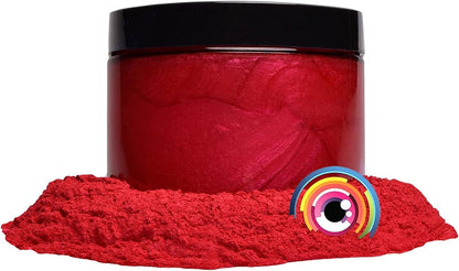 Pigments Premium Red Mica Powder - Baku Red (50Gr) - for Epoxy, Resin, Soap, Paint, Woodworking, Acrylic Pouring, Bath Bombs, Fishing Lures - DIY Arts and Crafts Additive