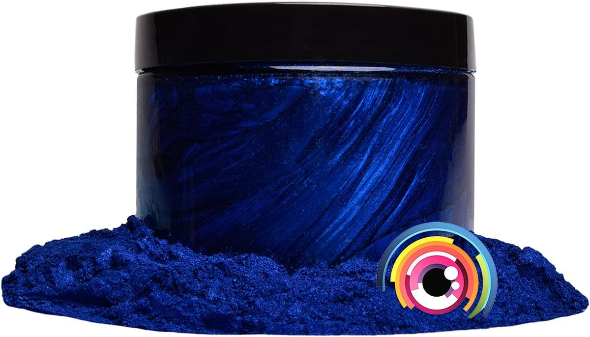 Pigments Premium Blue Mica Powder - Nokon Blue (50Gr) - for Epoxy, Resin, Soap, Paint, Woodworking, Acrylic Pouring, Bath Bombs, Fishing Lures - DIY Arts and Crafts Additive