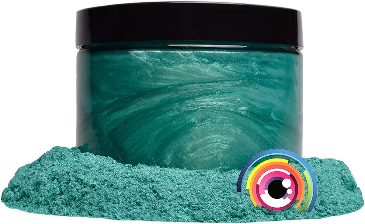 Pigments Premium Green Mica Powder - Forest Green (50Gr) - for Epoxy, Resin, Soap, Paint, Woodworking, Acrylic Pouring, Bath Bombs, Fishing Lures - DIY Arts and Crafts Additive